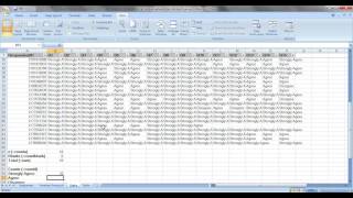 How to analyze satisfaction survey data in Excel