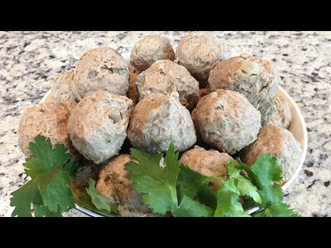 Asian Meatballs with Tendons