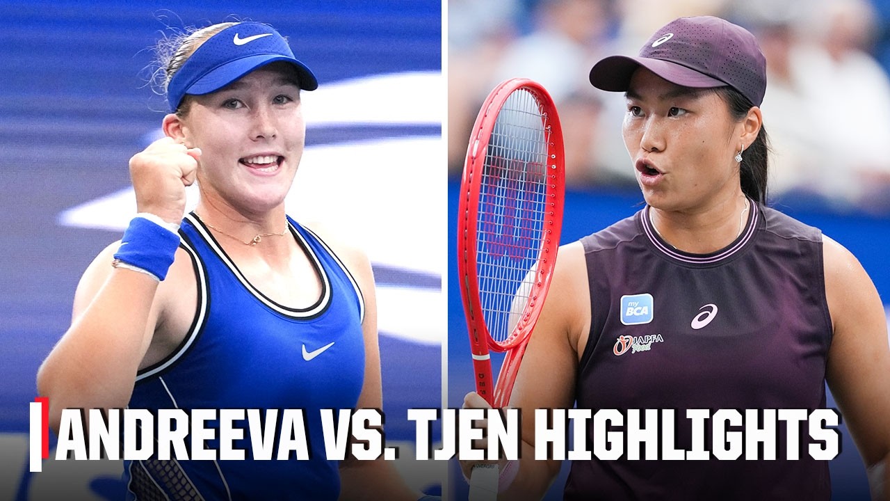 No. 5 Mirra Andreeva vs. Janice Tjen | Full Match Highlights | 2026 US Open