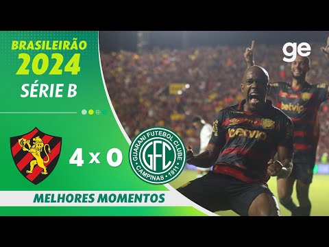 Gols e lances de Sport x Guarani