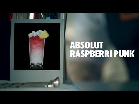 ABSOLUT RASPBERRI PUNK DRINK RECIPE - HOW TO MIX