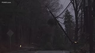 Widespread power outages reported across Connecticut after windstorm; Eversource responds
