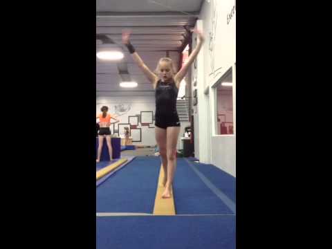 Hannah Woods Beam Routine 1/22/15