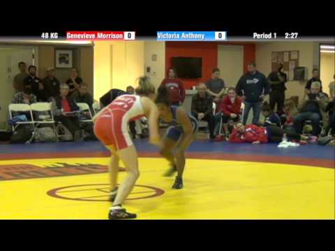WM 48 KG Bronze - Genevieve Morrison vs Victoria Anthony