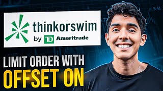 How To Add Offsets To Your LIMIT ORDERS on ThinkOrSwim  |  Always Get Filled Pre-Market!