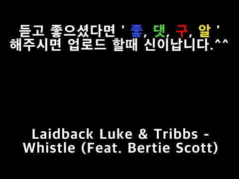 (Pop/댄스/Dance)_[ Laidback Luke & Tribbs - Whistle (Feat. Bertie Scott) ]_(설명펼침 가사첨부)