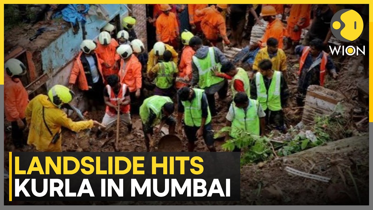 Mumbai Landslide: Mumbai Civic Body Launches Rescue Operation | WION News