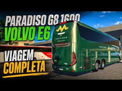 VIAGEM COMPLETA MAPA MINAS GERAIS ITAUNA X BETIM   MOTTA   PARADISO G8 1600 VOLVO E6