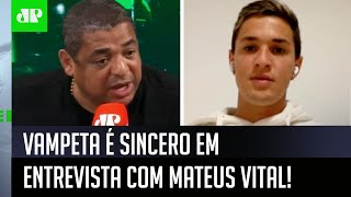 ‘No Corinthians, o seu defeito era…’: Vampeta é sincero com Mateus Vital em entrevista