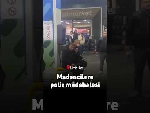 Soma’dan Ankara’ya yürüyen İmbat Madencilik işçilerine polis müdahale etti