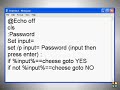 How to Add a Password to a .Bat File