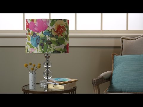 Fabric-Covered Lampshade