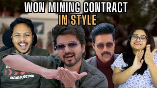 Varisu - WON Mining Contract In Style REACTION | #thalapathy