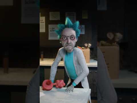 Realistic Rick and Morty is Nightmare fuel...