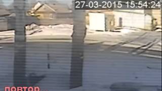 preview picture of video 'Авария 27-03-2015. Подосиновец поворот на ул.Торговую'