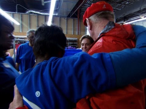 On the Road: A Secret Santa bears pre-Christmas gifts