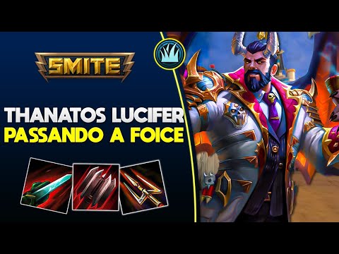 Skin FINAL do Passe! Thanatos Lucifer! THANATOS JUNGLER - ⚡ Smite BR Conquista