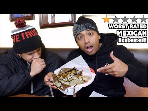 Eating worst REVIEWED MEXICAN restaurant in my city!!