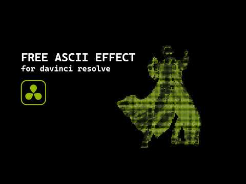 This FREE effect turns anything into ASCII art!