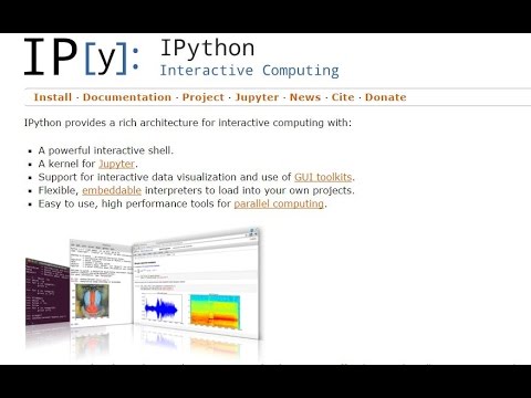 Quick Hands On Ipython Notebook