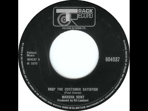 UK New Entry 1970 (86) Marsha Hunt - Keep The Customer Satisfied