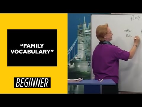 Beginner Level Family Vocabulary | English For You