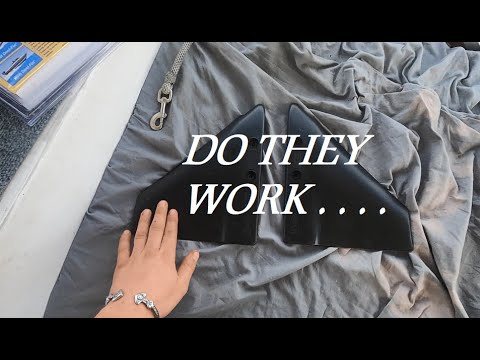 CHEAP Dinghy Outboard Hydrofoils DO They Actually WORK?! We FIND Out BEFORE/AFTER Results. . .