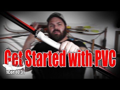 Super EASY way to get started in traditional archery - PVC Bows! #archerytips #Tradlife