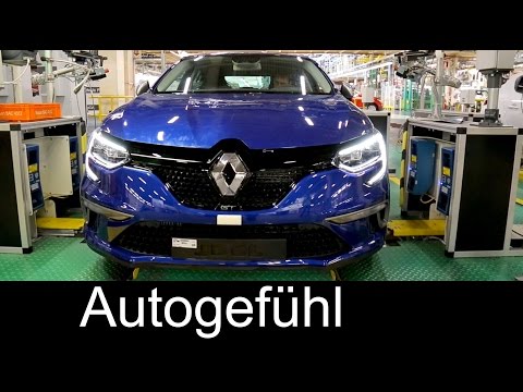 How the all-new car Renault Megane is built: press/paint/assembly/quality - production Plant