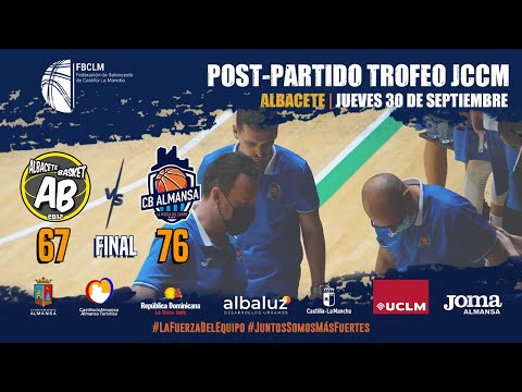 Post Partido Trofeo JCCM - Rubén Perelló