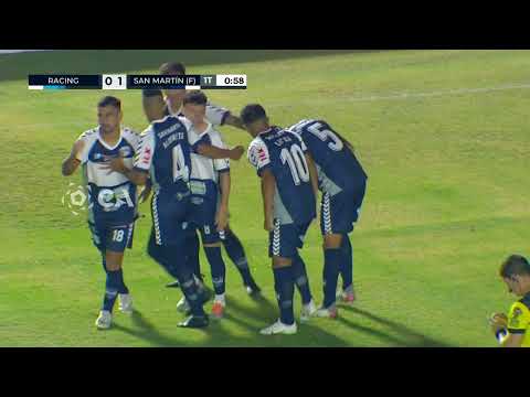 Gol de Oscar Chiquichano. Racing 0 - San Martín de Formosa 1. 32avos. Undécima edición.