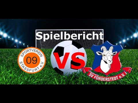 Spielbericht SV 09 Stassfurt - SV Förderstedt