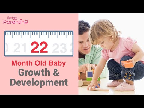 Your 22 month old baby's growth and development
