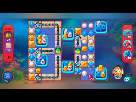 фишдом 2022  #  10833 уровень - прохождение без бустеров # Fishdom,   10833  level - no Boosters.