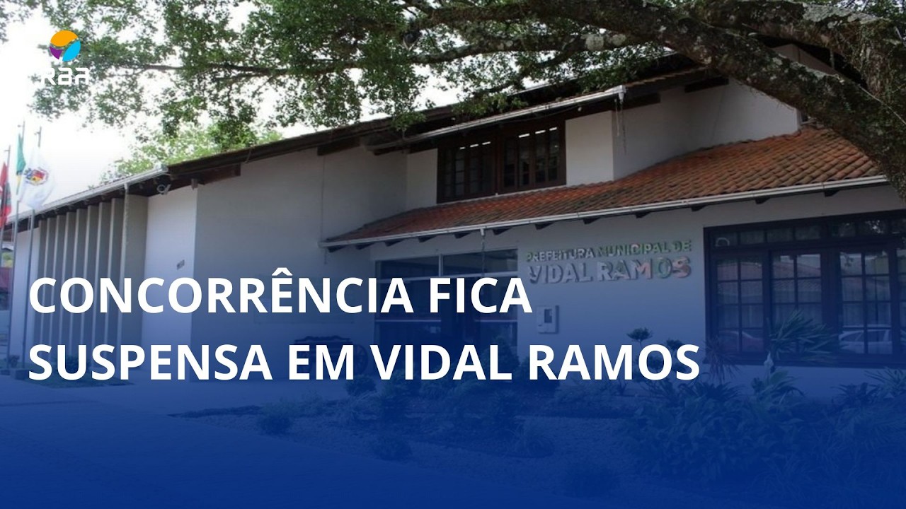 Edital é questionado e concorrência fica suspensa em Vidal Ramos