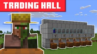 Minecraft Villager Trading Hall with Zombie Discounts 1.20.4 - EASY DESIGN