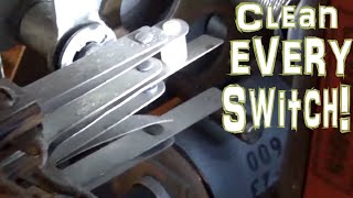 We Try To Fix A Williams E.M. Pitch & Bat Machine WITHOUT Cleaning All The Switches First - Bad Idea