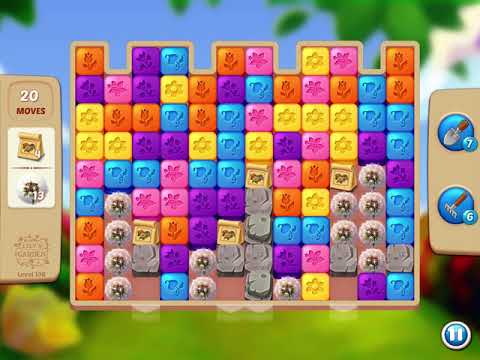 Lily’s Garden: Design & Relax - Day 6 - Level 136 -Hard Level No Boosters- FULL STORY - CaroGamesNL