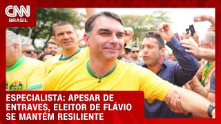Vídeo: Apesar de entraves, eleitor de Flávio Bolsonaro se mantém resiliente, diz especialista | WW