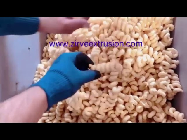 CORN CHIPS PRODUCTION LINE LC403 | adding flavor machine chips best corn chips machine 