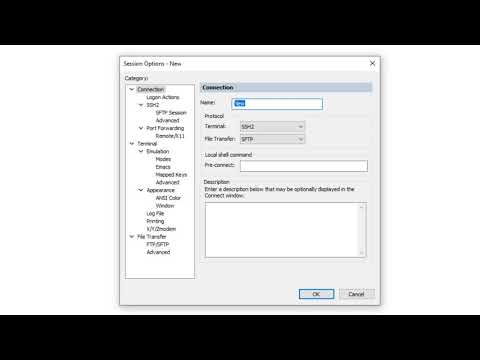 Securecrt Tutorial Configure Remote Sessions For Telent And Ssh