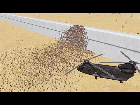 TRUMP WALL vs ZOMBIE INVASION - ArmA 3 (4K Gameplay)