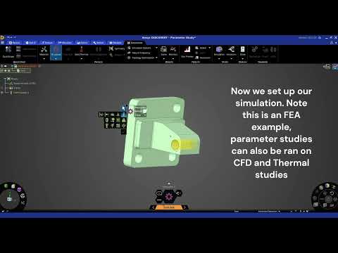 Ansys Discovery - Design Exploration using Parameter Studies