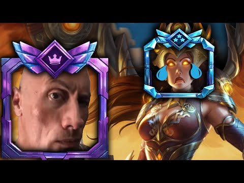 RECLAIMING MY LONG LOST PURPLE THANATOS BORDER! - Masters Ranked Duel - SMITE