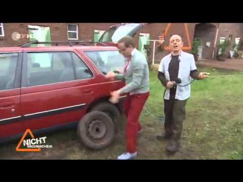 Platzender Traktorreifen