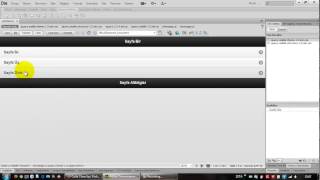 Adobe Dreamweaver CS6'da Mobil Uygulamalar Geliştirme (Ders 38)