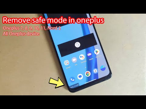 How to deactivate safe mode in oneplus