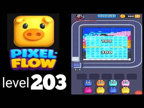 Pixel Flow Level 203 Walkthrough