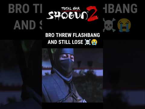 When your ninja is not as good as you'd think 😭 #shogun2 #totalwar #funnymoments