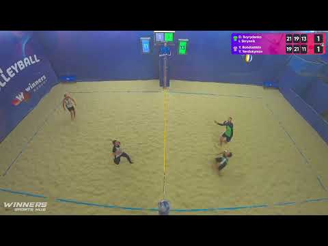 11:40 D.Svyrydenko / I. Skrynnik - Y. Bohdashkin / Y. Yevdokymov 19.11.2022|Winners Beach Volleyball